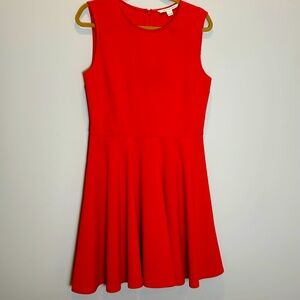 Orange-Red DVF Diane Von Fursenberg “Jeannie” Dress